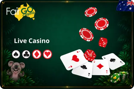 Fair Go Casino live dealer section